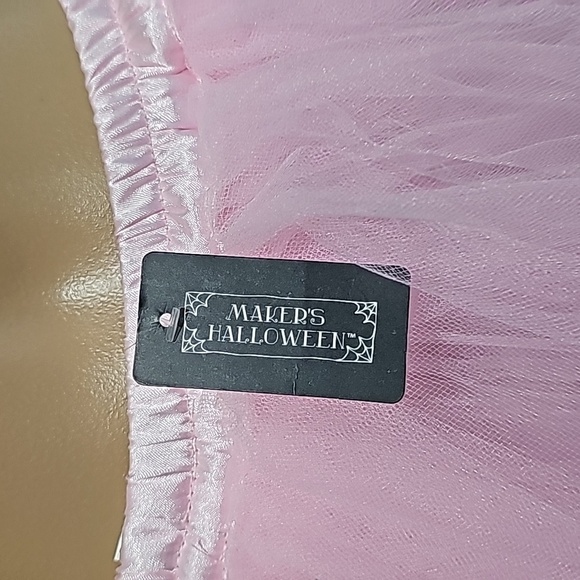 Pink long tutu skirt adult size one size - Picture 4 of 6